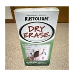 Rust-oleum Dry Erase Paint Smooth Style Writeable-erasable Finish New. Price: $12.97.
