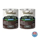 Varathane Semi-gloss Water-based Exterior Spar Urethane 2 Quart Kona New. Price: $61.42.