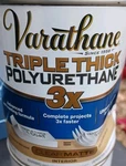 Rust-oleum Brands 304588 Clear Matte Varathane Triple Thick Polyurethane 1 Qt New. Price: $14.81.