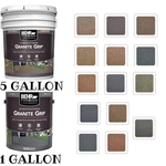 Concrete Floor Coating Granite Grip Garage Driveway Patio Decorative Interior New. Price: $81.15.