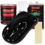 Super Gloss Jet Black Acrylic Lacquer Gallon Auto Paint Kit, Medium Thinner New. Price: $269.99.