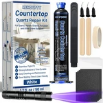Quartz Countertop Repair Kit / 50ML - 30S Fast Oz., White New. Price: $47.26.