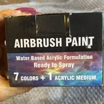 Airbrush Paint Water Based Acrylic Formula 7 Colors One Medium New. Price: $13.87.