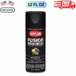 Krylon Fusion All-in-one Spray Paint, Satin Black 12 Ounce K02732007 New. Price: $10.88.