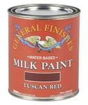 Water Based Milk Paint, 1 Quart, Tuscan Red New. Price: $75.92.