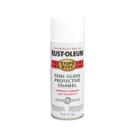 Rust-oleum 7797-830 Stops Spray Enamel, White Semi-gloss, 12-OZ. Quantity New. Price: $29.01.