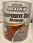 Rust-oleum 350059 Composite Deck Refresh Redwood Tone Gal Dented Can New. Price: $47.99.