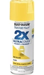 Rust-oleum 334046 Painter's Touch 2X Cover Spray Paint, Gloss Sun Yellow 12OZ New. Price: $8.95.