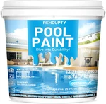 Pool Ocean Blue, Durability Water-based Acrylic Resin Concrete Paint, New. Price: $103.81.