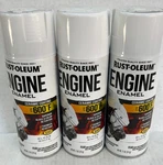 Lot Of (3) Rustoleum 366430 Gloss White Engine Enamel Ceramic Coating Up 600 New. Price: $34.99.