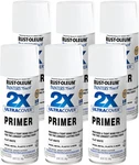 Rust-oleum 334019-6PK Painter's Touch 2X Ultra Cover Spray Primer, 12 Oz, Flat New. Price: $70.94.