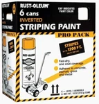 Rustoleum P2593849 Professional Striping Spray Paint Contractor Pack 18 Oz White New. Price: $59.99.