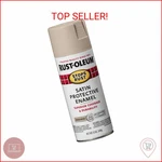 Rust-oleum 276271 Stops Spray Paint, 12 Oz, Satin French Beige New. Price: $16.53.