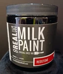 The Real Milk Paint Co. Makes 1 Pint Powder Red Stone Safe For Environment New. Price: $9.99.