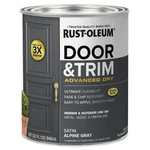 Rust-oleum 369387 Door & Trim Advanced Dry Satin Alpine Gray Quart New. Price: $29.80.