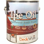 Deckwise Ipe Oil, 1 Gal, Semi-transparent Hardwood Finish New. Price: $92.45.