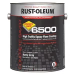 Rust-oleum S6586413 Gal Floor Coating, High Gloss Finish, Navy Gray, Solvent New. Price: $105.99.