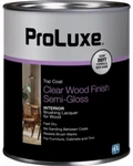 Proluxe PLX011/04 Qt Clear Semi Gloss Wood Finish Brushing Lacquer - Pack Of New. Price: $37.90.