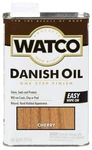 Watco 65241 Danish Oil Wood Finish, Quart, Cherry New. Price: $37.23.