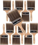 12PK Inch Flat Brushpremium Wall/trim House Paint 4F, Multicolor New. Price: $72.99.