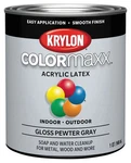 Krylon KDQ5644 Colormaxx Brush Paint, Quart, Pewter Gray New. Price: $34.91.