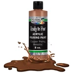 Pouring Masters Copper Penny Metallic 8-OUNCE Water-based Acrylic Paint New. Price: $13.99.