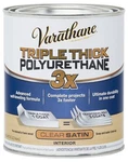 Varathane Triple Thick Satin Varnish One Coat Water Based Interior Wood Finish New. Price: $34.09.