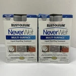 Rust-oleum Neverwet Water Repellent Treatment Frosted 2 Pack New. Price: $8.00.