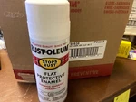 New 6 Pk 12OZ Flat White Rust-oleum Stop Anti-rust Spray Paint 7790-830. Price: $44.99.