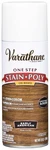 Varathane 12 Ounce Early American Oil Based Stain And Polyurethane Spray New. Price: $19.29.
