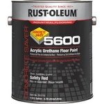 Pc Rust-oleum '261115 Gal Floor Paint, Gloss Finish, Safety Red, Solven New. Price: $88.19.