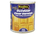 Rustins - Exterior Varnish Satin 500ML New. Price: $41.95.