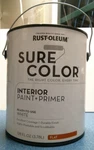 Rust-oleum Sure Color Interior Paint & Primer Flat White Gal. (380215) Fs Open. Price: $45.00.
