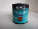 Minwax Polycrylic Protective Finish Water Based, 1/2 Pint, Clear Matte New. Price: $19.98.