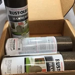 Rust Oleum Stops Hammered Spray Paint Dark Bronze 3 Pack New. Price: $35.00.