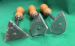3 Sheffield England Emulous Brand Finish Paint Scrapers Used. Price: $29.95.