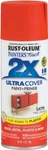 Case Of (6) Rustoleum 263149 Ultra Cover 2X Satin Fire Orange Spray Paint New. Price: $32.99.