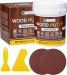 Bates- Wood Filler Putty Repair Kit, 9.87 Ounce, 2 Scrapers, Sandpapers, Mahog New. Price: $11.39.