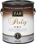 Zar Satin Finish Waterborne Oil Modified Polyurethane - 1 Gallon Interior Paint New. Price: $162.99.