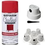 5 Spray Paint Caps For Rust-oleum Chalk No Can New. Price: $5.95.