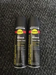 Rust-oleum V2178838 Preventative Spray Paint, Black, Flat, Solvent, 15 Oz New. Price: $25.00.