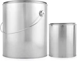 Cornucopia 1 Gallon Empty Paint + Quart Unlined Metal Cans W/lids New. Price: $27.75.