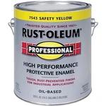 Rust-oleum 7543402 Enamel Paint, Oil, Gloss, Safety Yellow, 1 Gal, Can, 230 To New. Price: $90.66.