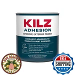 Kilz Adhesion Primer 1 Quart - Interior/exterior, Seals, Blocks Stains New. Price: $92.97.