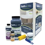 Bathworks Bathtub Refinishing Kit Shower Sink 22 Oz Diy Slip Guard Gloss White New. Price: $80.00.