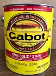 Cabot 0116 Oil Semi-solid New Cedar Stain, 4 Gallon, Free Shipping Open. Price: $125.00.