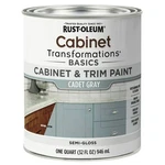 New Rust-oleum Cabinet & Trim Paint Semi- Gloss Cadet Gray Quart Free Shipping. Price: $21.97.