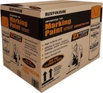 Rust-oleum Pro 2X Marking Spray Paint 15OZ Fluorescent Red-orange 12PK New. Price: $79.95.