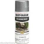 (6)-12 Oz Rust-oleum Silver Metallic Hammered Finish Spray Paint 7213-830 New. Price: $89.99.