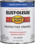 7727502 Stops Rust Brush On Paint, Quart, Gloss Royal Blue New. Price: $25.95.